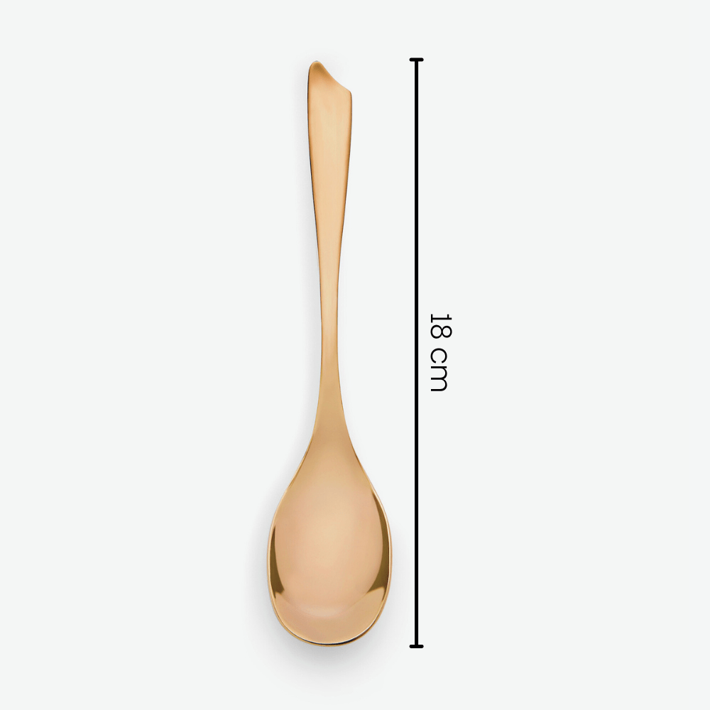 Classic Rose gold dinner spoon, set of 4