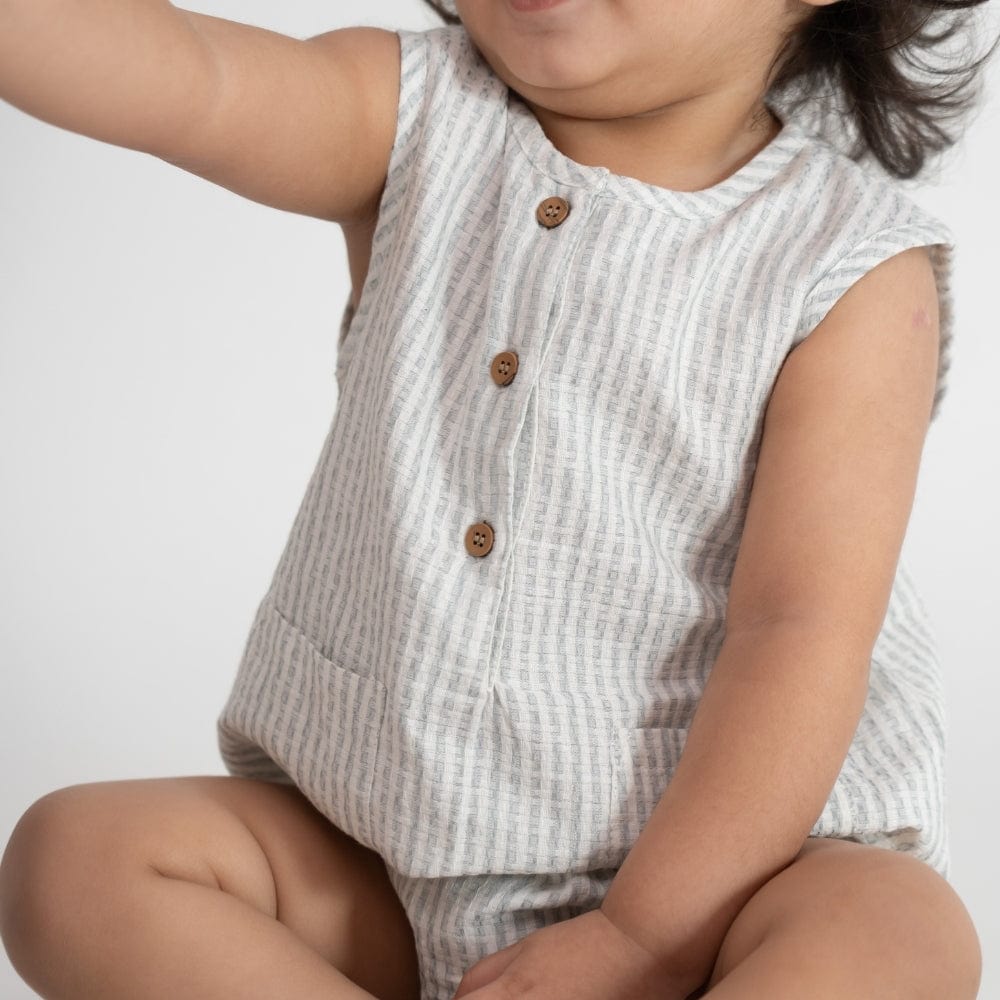 Baby Stripes Cotton Rompe