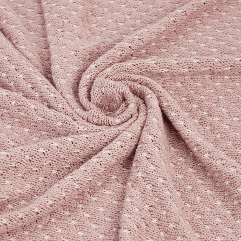 Baby Blossom Cotton Knitted All Season AC Blanket with a toy - Blanket | haus & kinder
