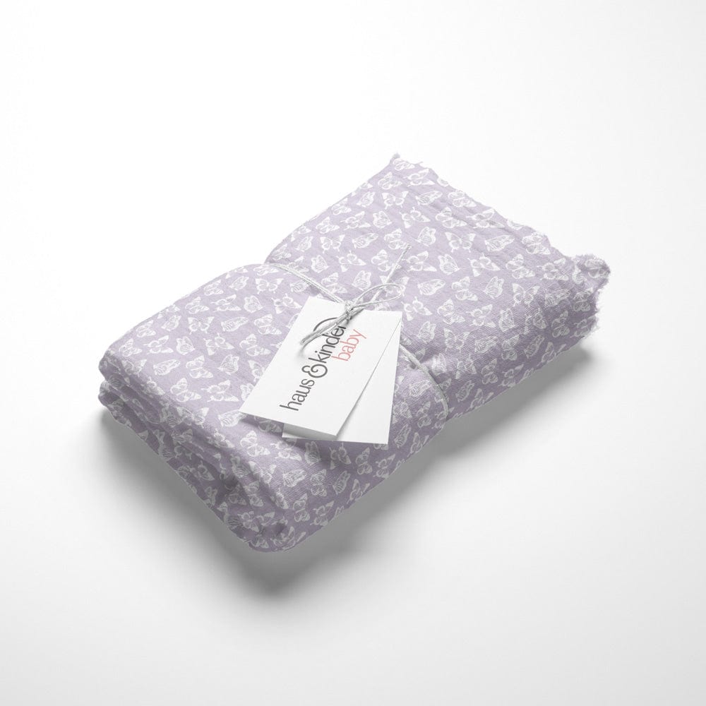 Papillon Paradise Collection 100% Organic Cotton Muslin Swaddle Pack Of 3