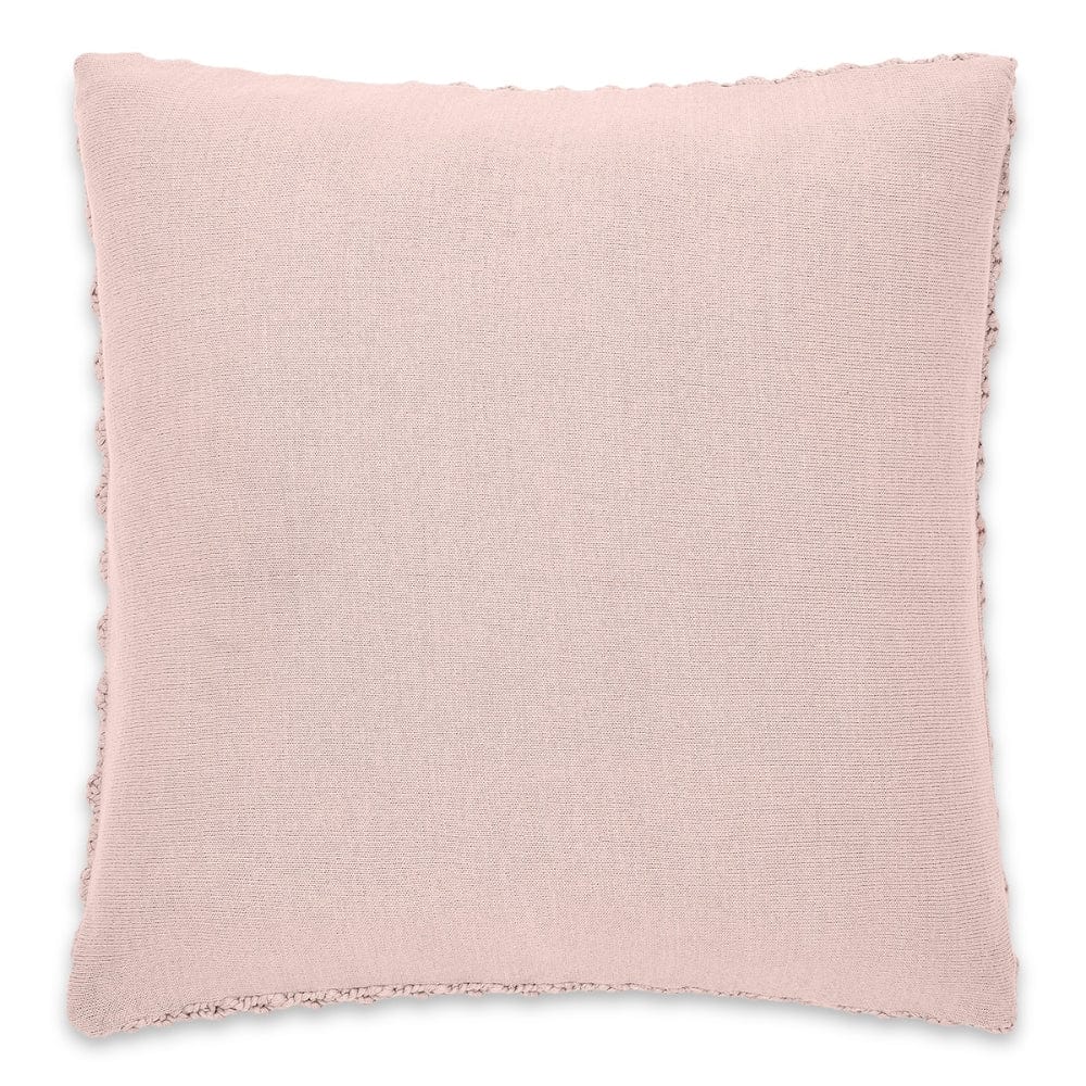 Knitted Decorative Bubble knit Cushion Cover, Cameo Pink