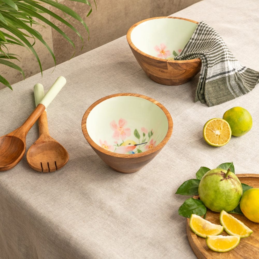 Bird and Bloom wood Bowl, Small
