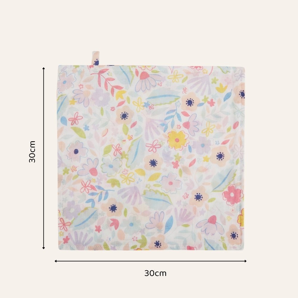 Gentle Giggles Pack of 5 Muslin Washcloth - Baby Essentials | haus & kinder
