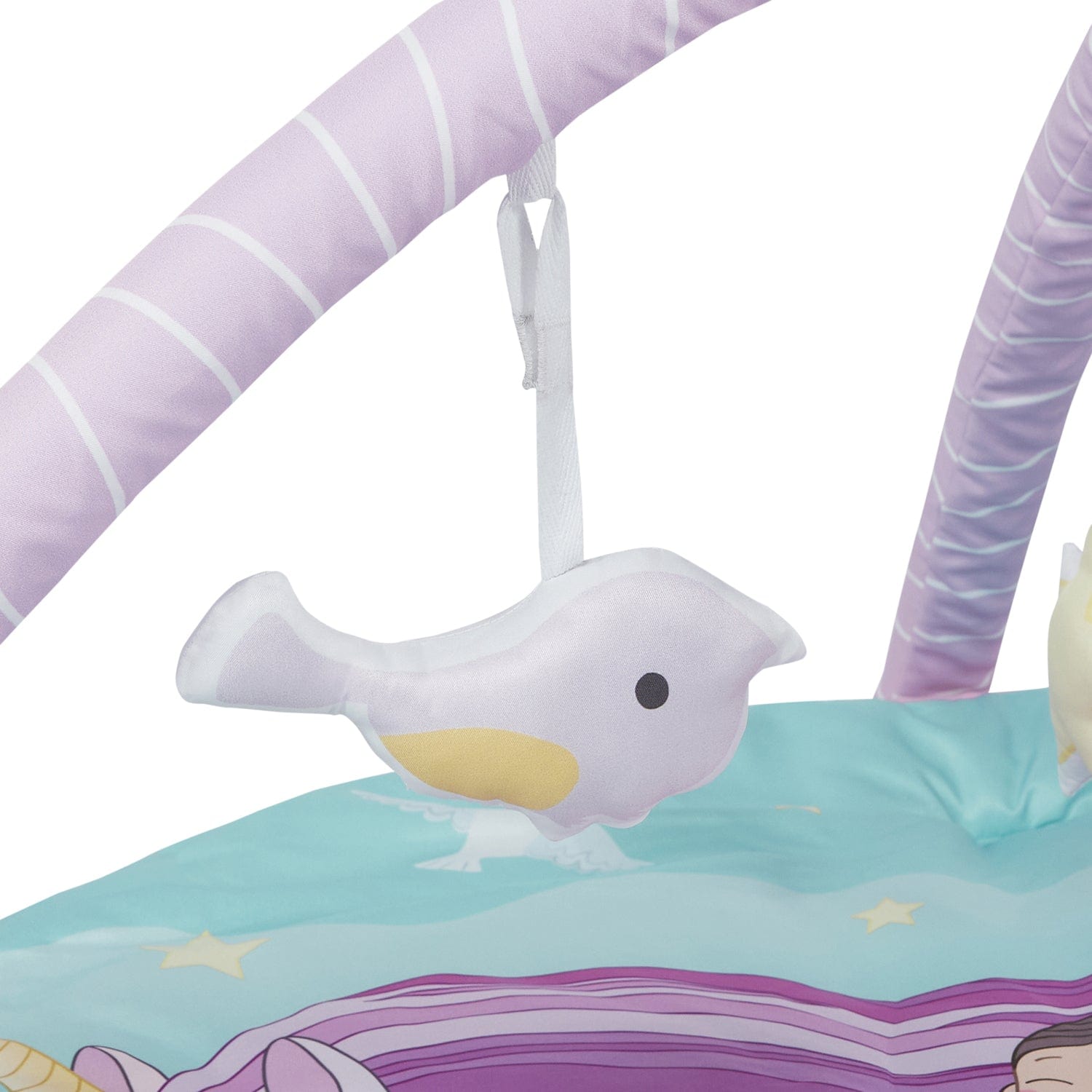 Unicorn Baby Activity Gym with set of 4 rattles