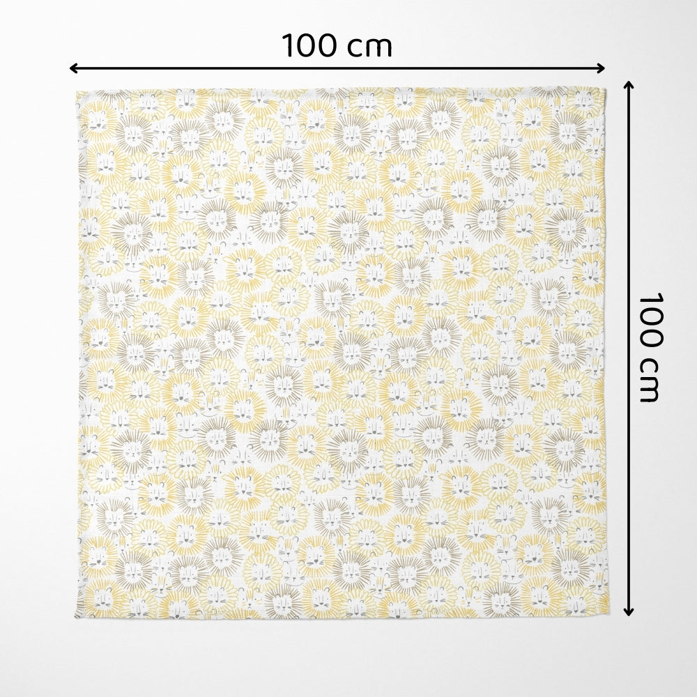 Wildlife wonder Collection 100% Cotton Muslin Swaddle Pack Of 3