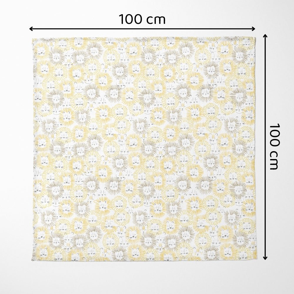 Wildlife wonder Collection 100% Cotton Muslin Swaddle Pack Of 3 - Swaddles | haus & kinder