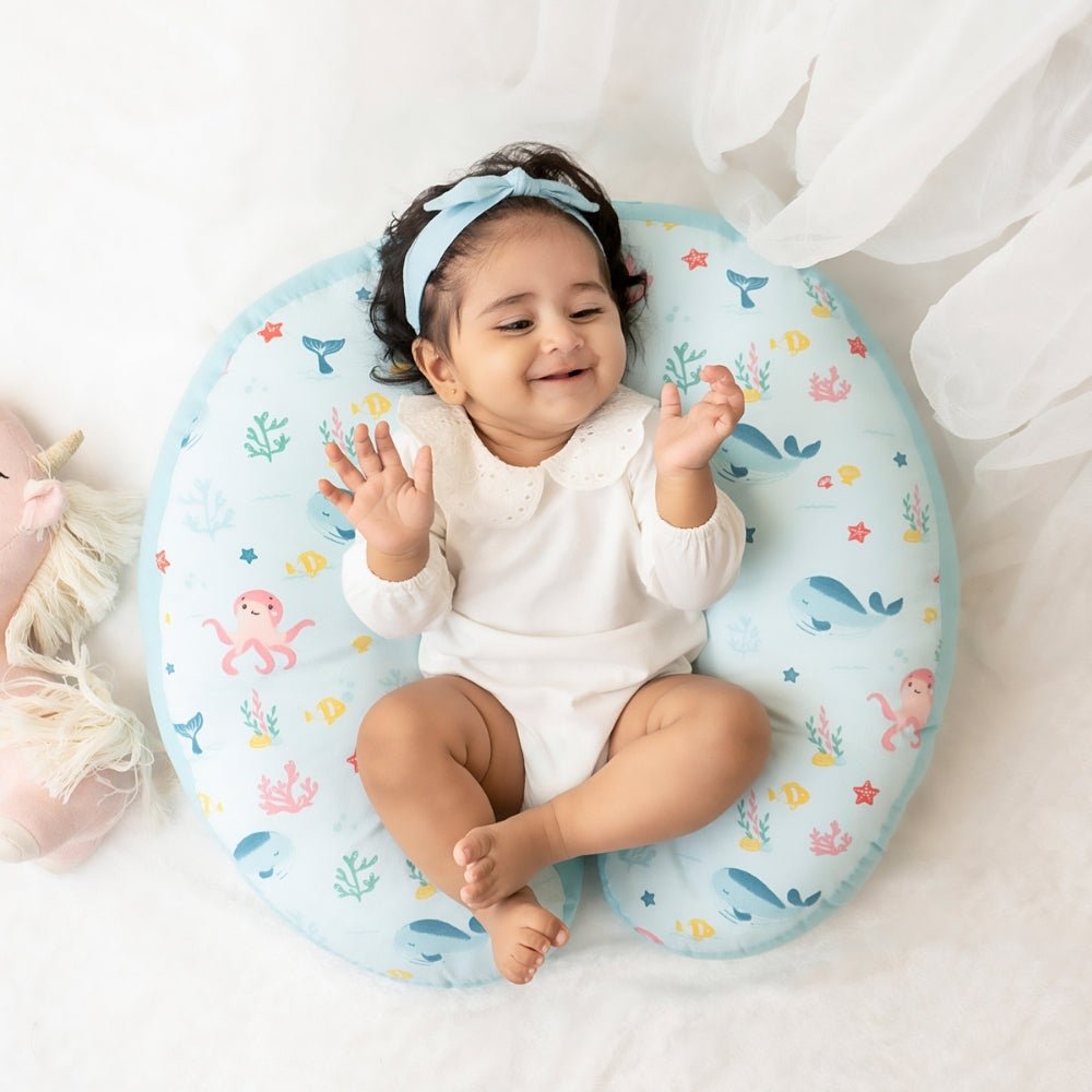 Vitamin Sea 100% Cotton Multipurpose Feeding/Nursing pillow - Feeding Pillow | haus & kinder
