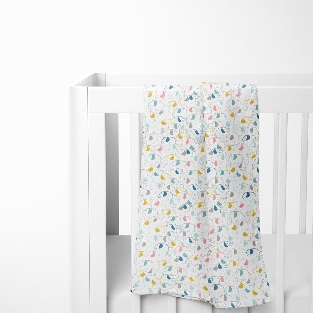 Seashell Collection 100% Cotton Muslin Swaddle Pack of 2