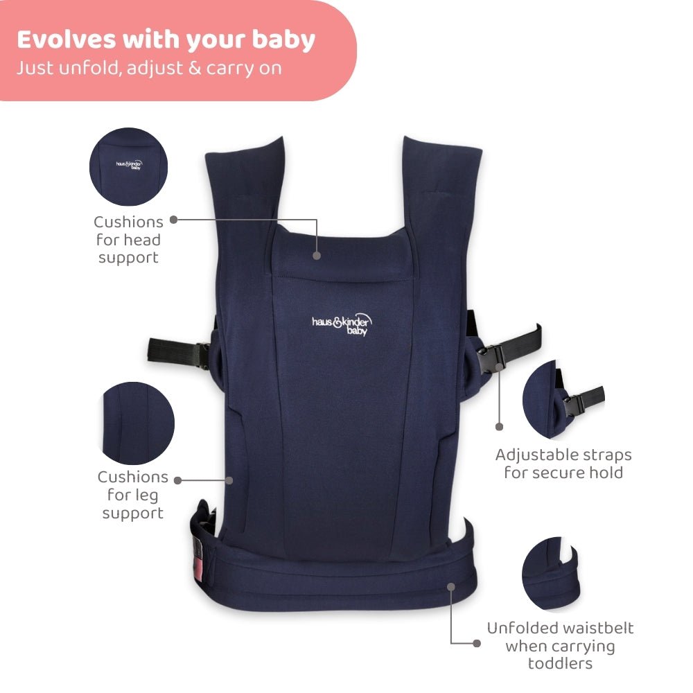 Navy Enlace Baby Carrier 0 - 18 months - Baby Carrier | haus & kinder