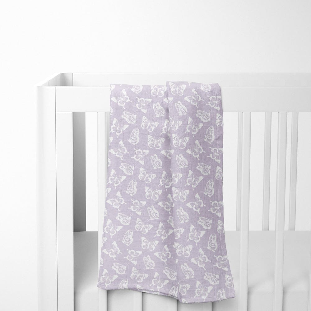 Papillon Paradise Collection 100% Organic Cotton Muslin Swaddle Pack Of 3