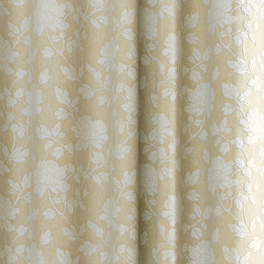 Château Rose Curtain, Ivory - Jacquard Curtains | haus & kinder