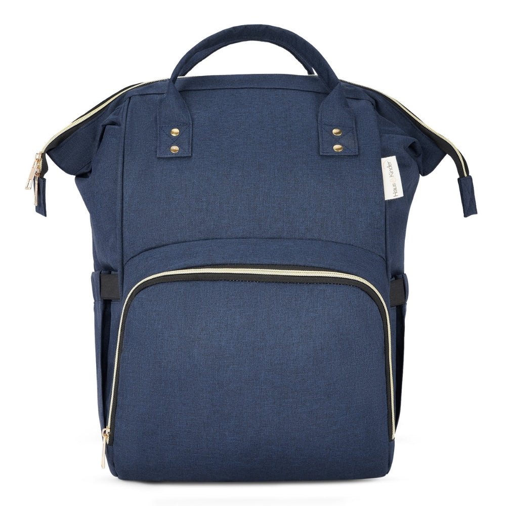 Navy Chic Diaper Bag Backpack (Capacity - 20L) - Diaper Bag | haus & kinder