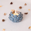 Frost Artichoke Tea light holder- Sky Blue