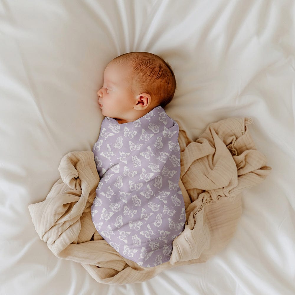 Papillon Paradise Collection 100% Organic Cotton Muslin Swaddle Pack Of 3