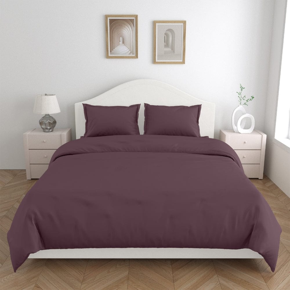 Plum 100% Cotton Bedsheet, 300 TC