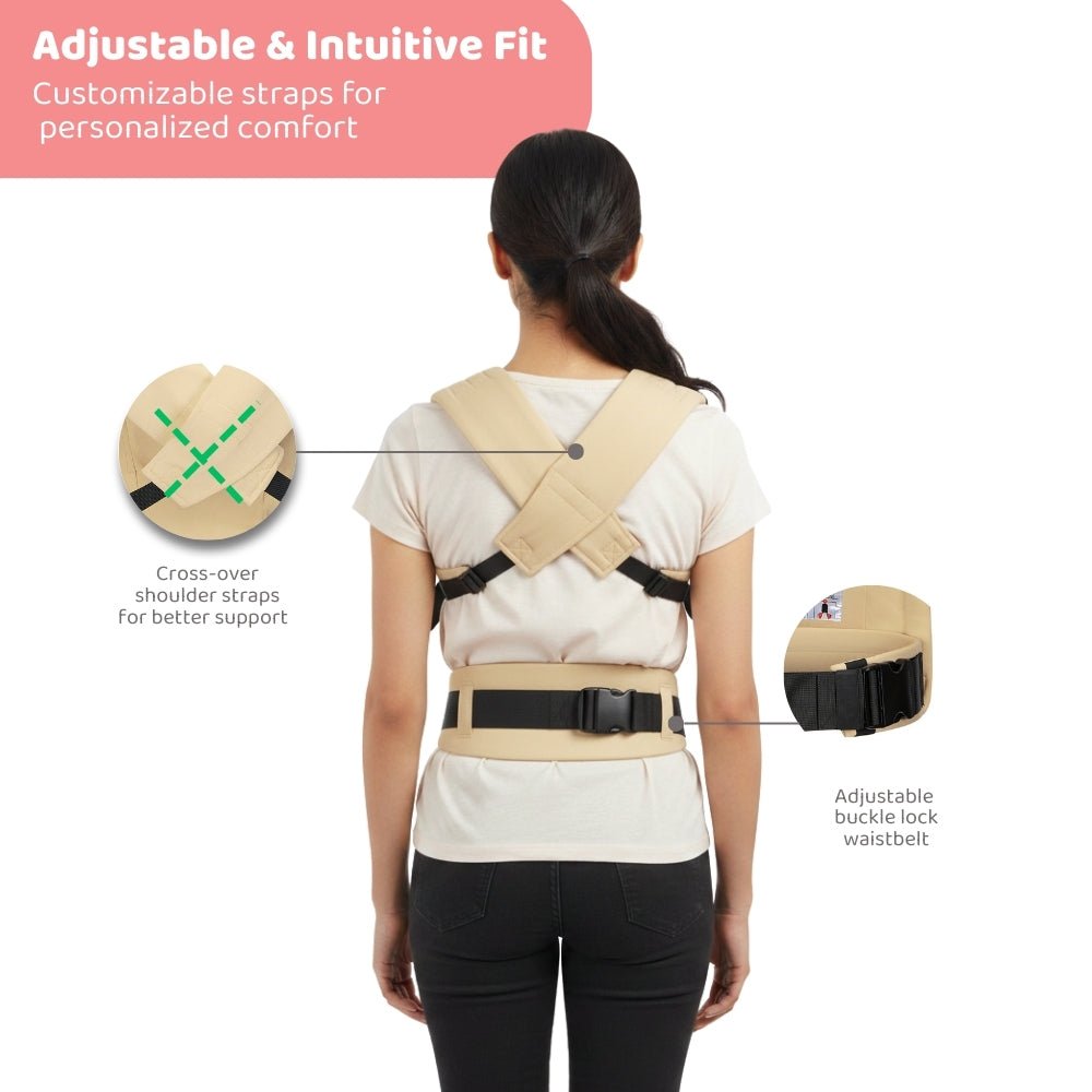 Beige Enlace Baby Carrier 0 - 18 months - Baby Carrier | haus & kinder