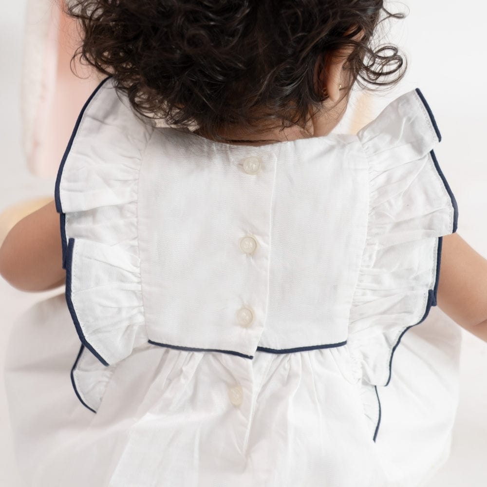 100% Cotton Bow Frock with Blommer