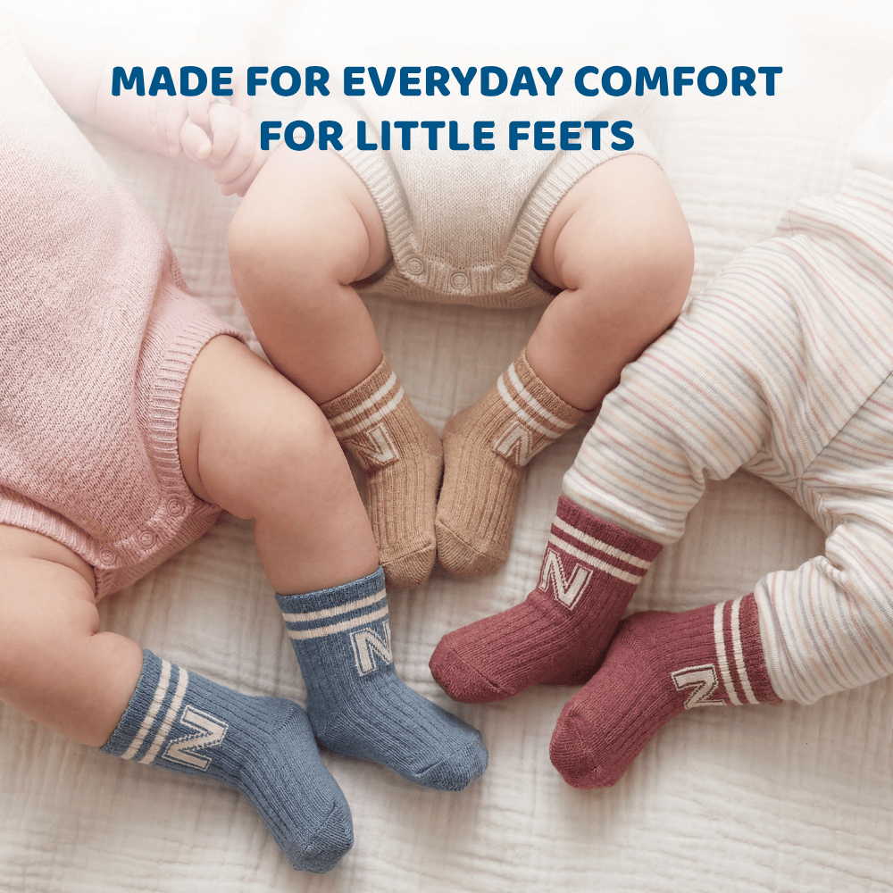 Nifty Trio Socks Pack of 3 | 1-3Years & 3-5Years - kids socks | haus & kinder