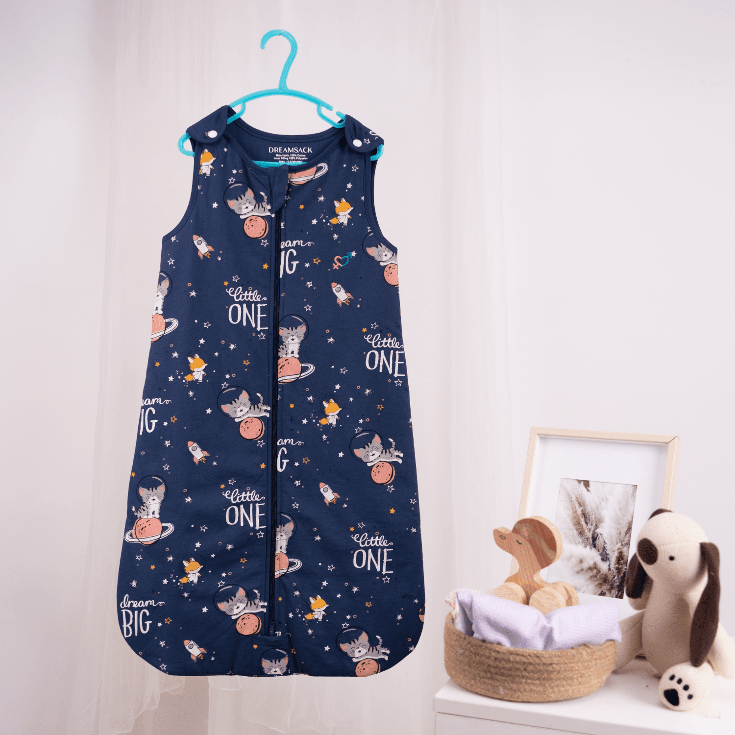 Spacewalk 100% Cotton Dreamsack Sleeping Bag 6-9 months - Dreamsack | haus & kinder