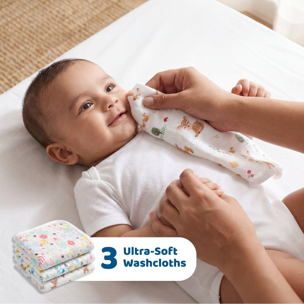 100% Cotton pack of 6 feeding essential