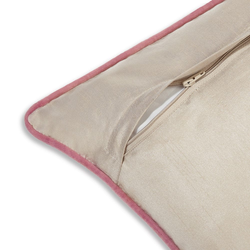 Embroidered Decorative Cushion Cover, Roses