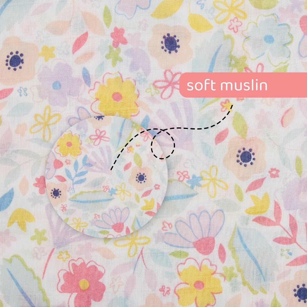 Gentle Giggles Pack of 5 Muslin Washcloth - Baby Essentials | haus & kinder