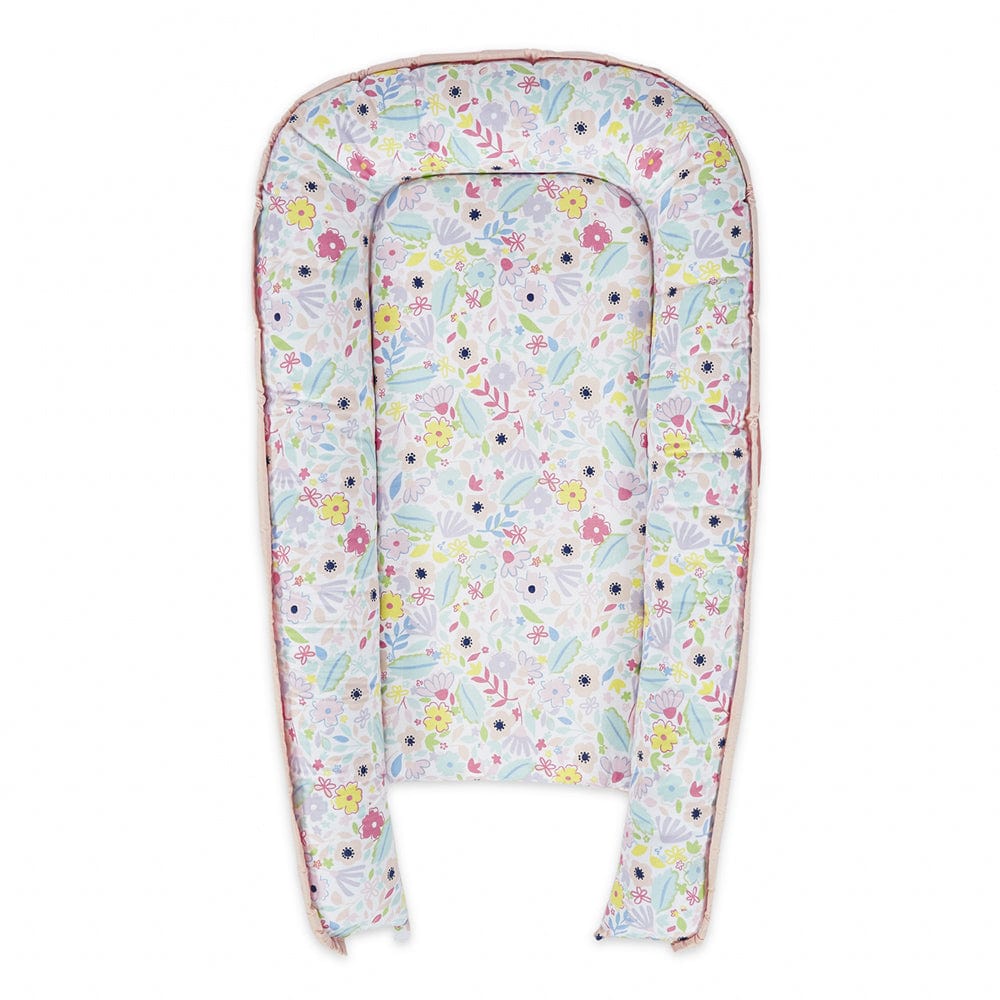 Ditsy Floral Baby Sleeping Nest, Portable Adjustable Newborn Crib Bassinet, 0-24 Months