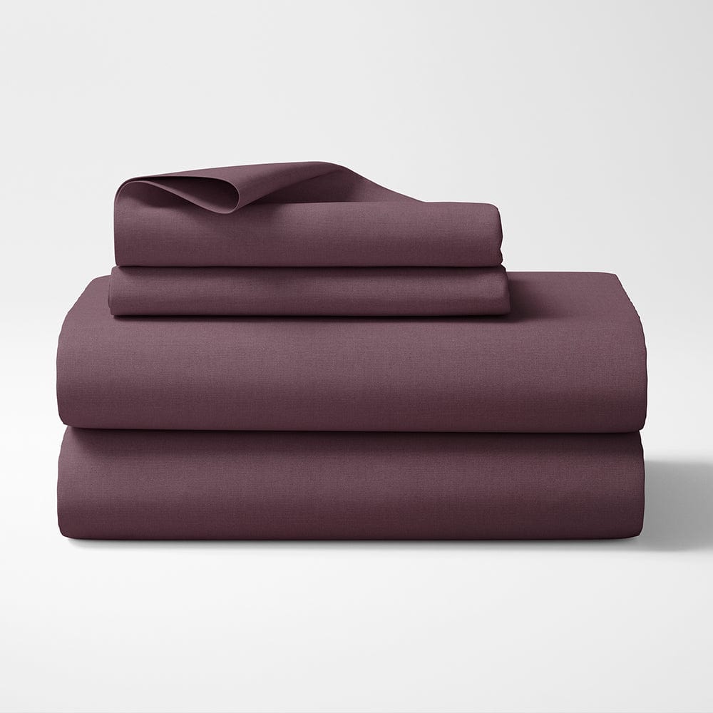 Plum 100% Cotton Bedsheet, 300 TC