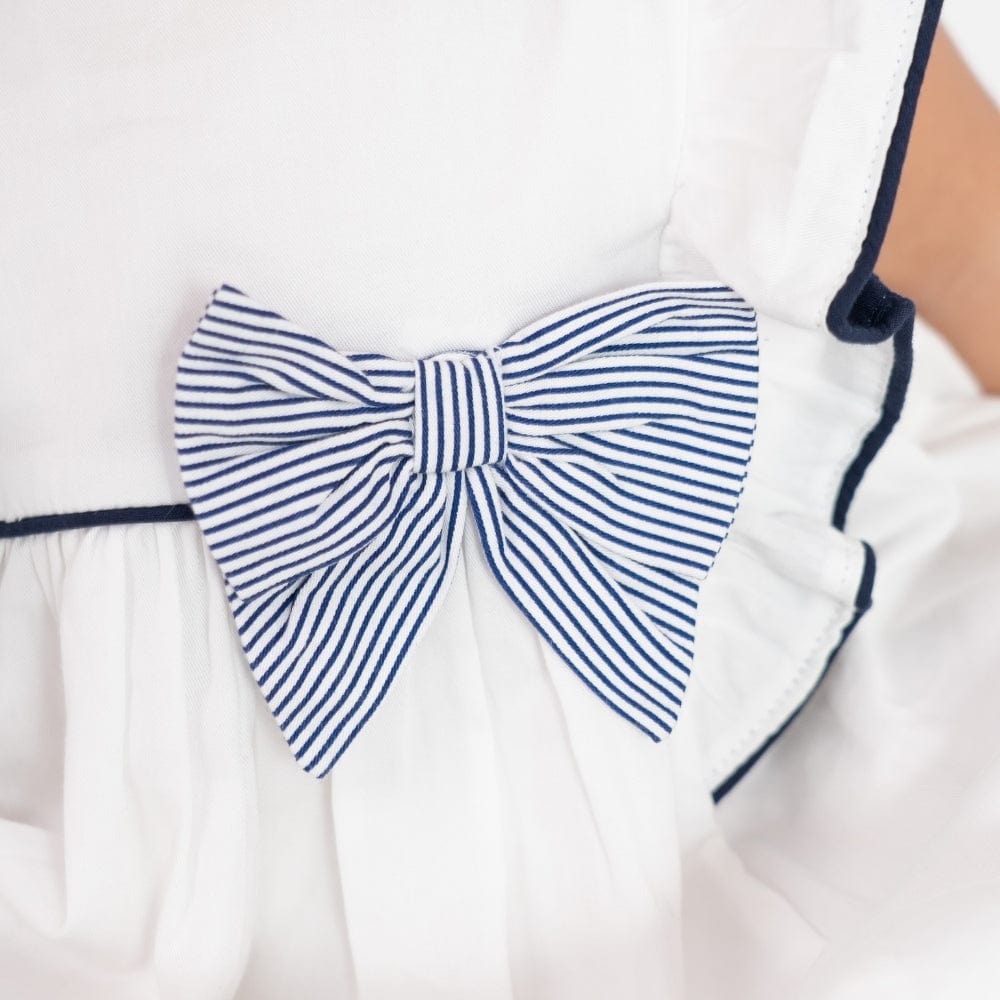 100% Cotton Bow Frock with Blommer