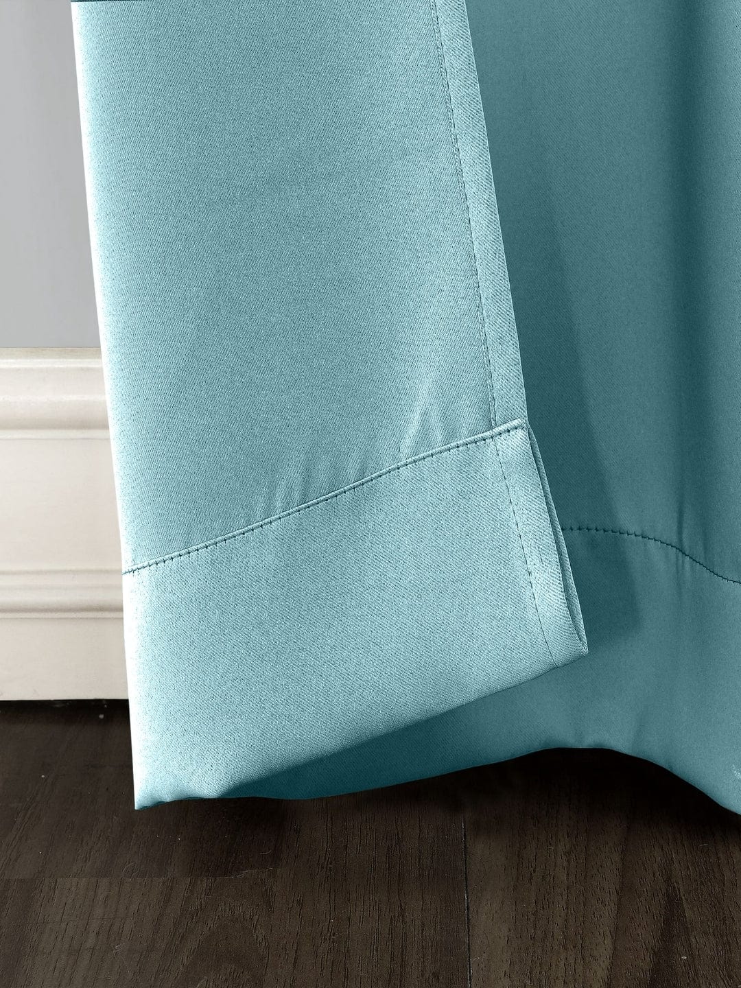 Solid blackout curtains set of 2, Torquoise