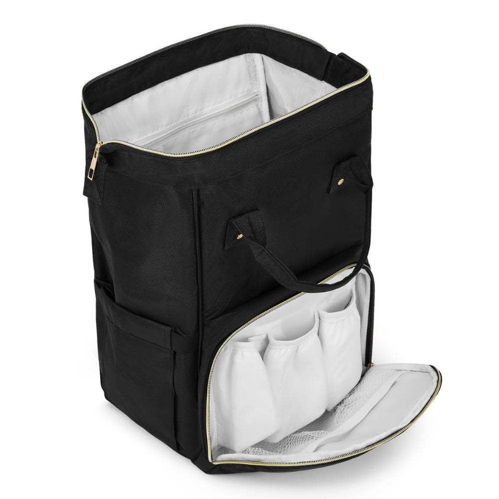 Chic Diaper Bag Backpack (Capacity - 20L) , Black