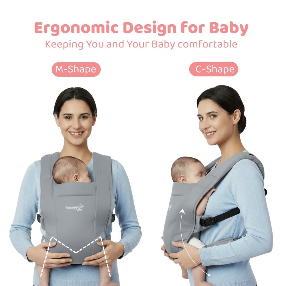 Grey Enlace Baby Carrier 0- 18 months - Baby Carrier | haus & kinder