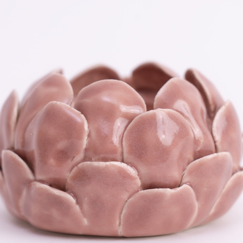 Blush Artichoke Tea light holder- Blush