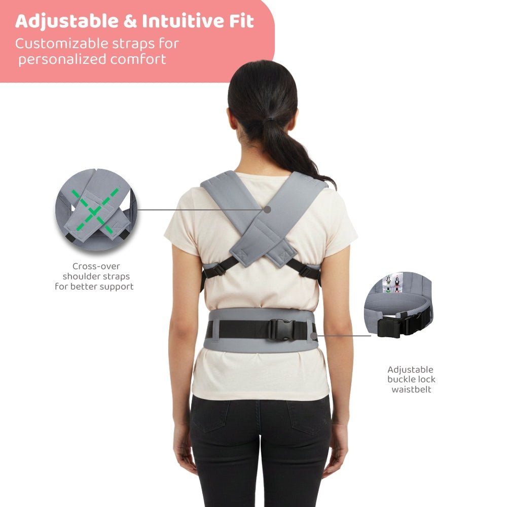 Grey Enlace Baby Carrier 0- 18 months - Baby Carrier | haus & kinder