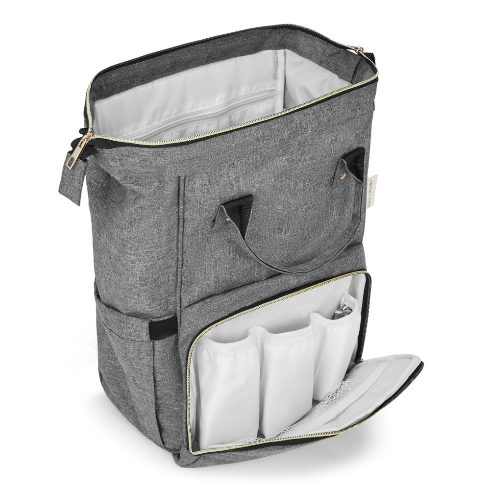 Chic Diaper Bag Backpack (Capacity - 20L) , Grey