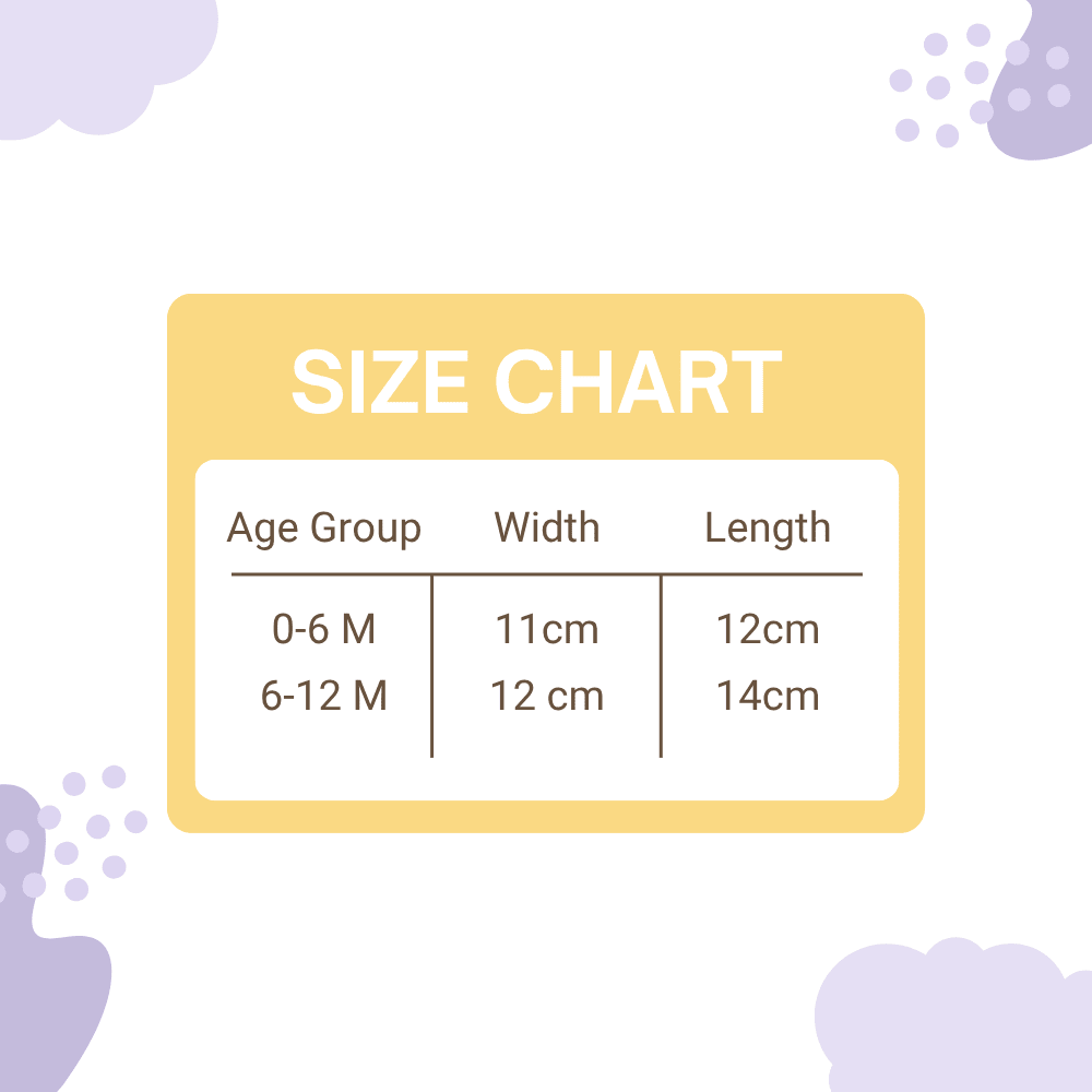 Mini Paw Baby Socks Pack of 3 | 0-6 Months & 6-12 Months - kids socks | haus & kinder