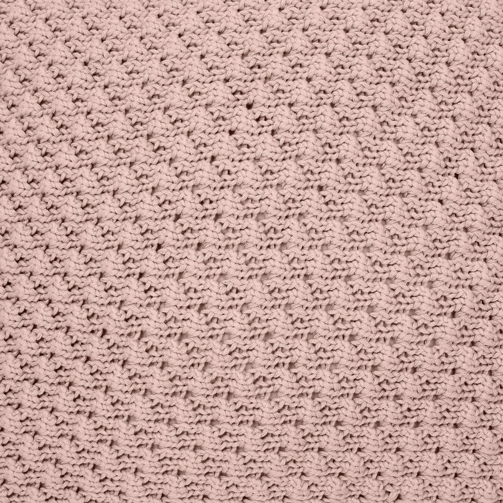 Knitted Decorative Bubble knit Cushion Cover, Cameo Pink