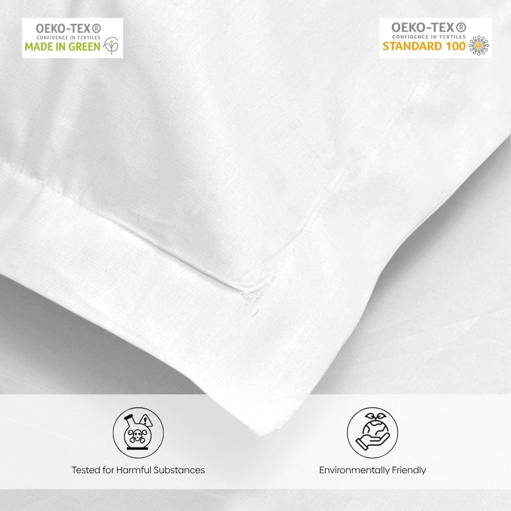 Tencel 300 TC King Flat Bedsheet- Cloud Drift