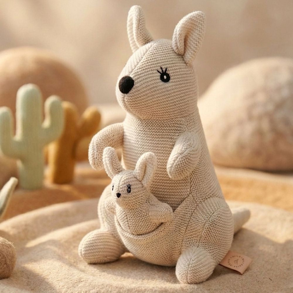 Knitted Toy, Doe & Joey