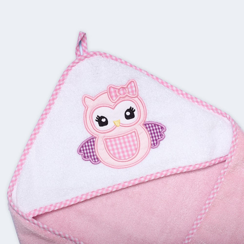 Baby Hooded Towel - Pink