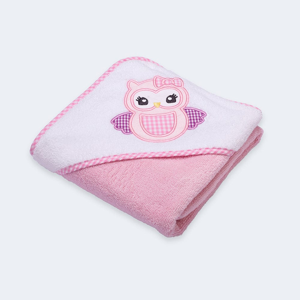 Baby Hooded Towel - Pink