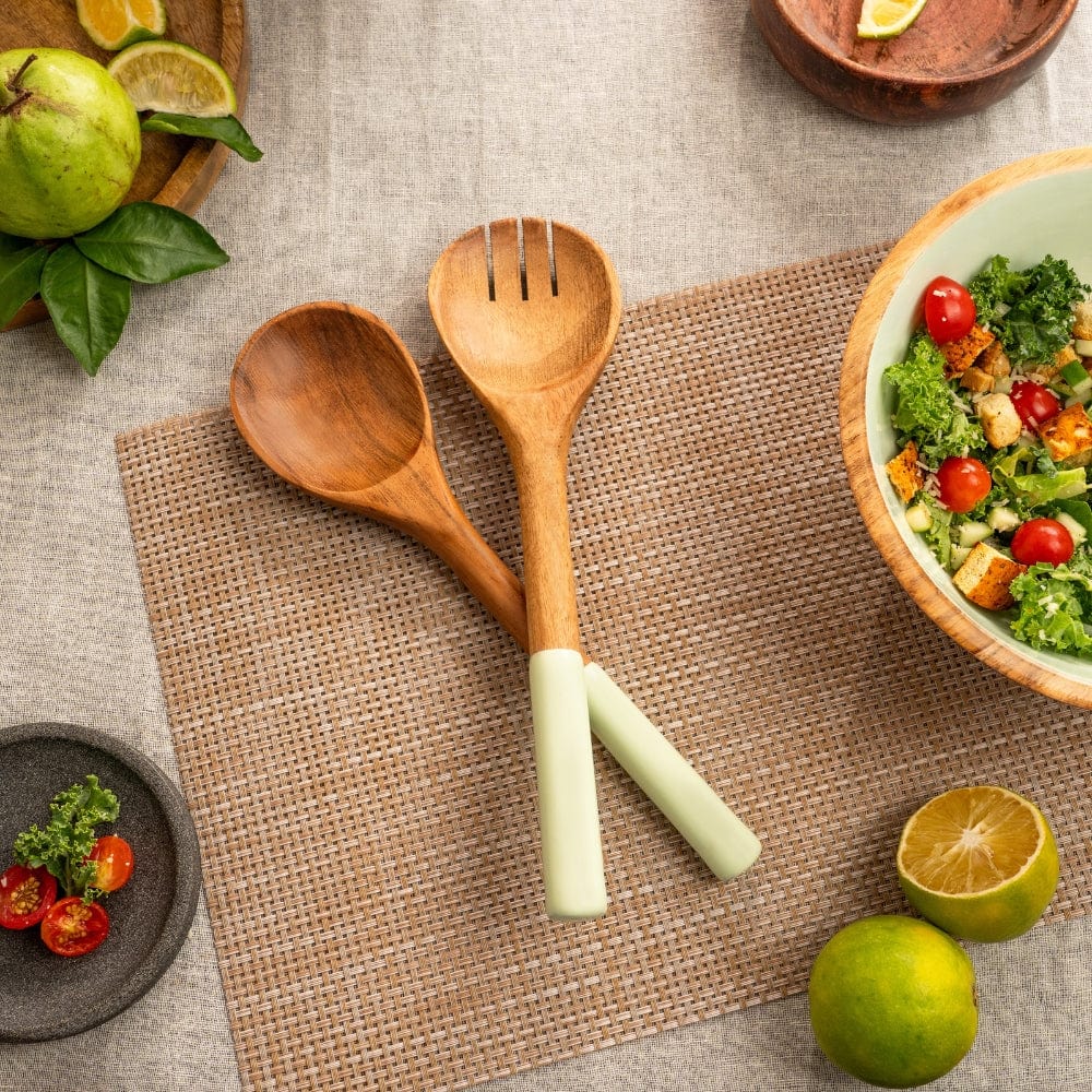 Mint salad server, set of 2 - Salad Server | haus & kinder