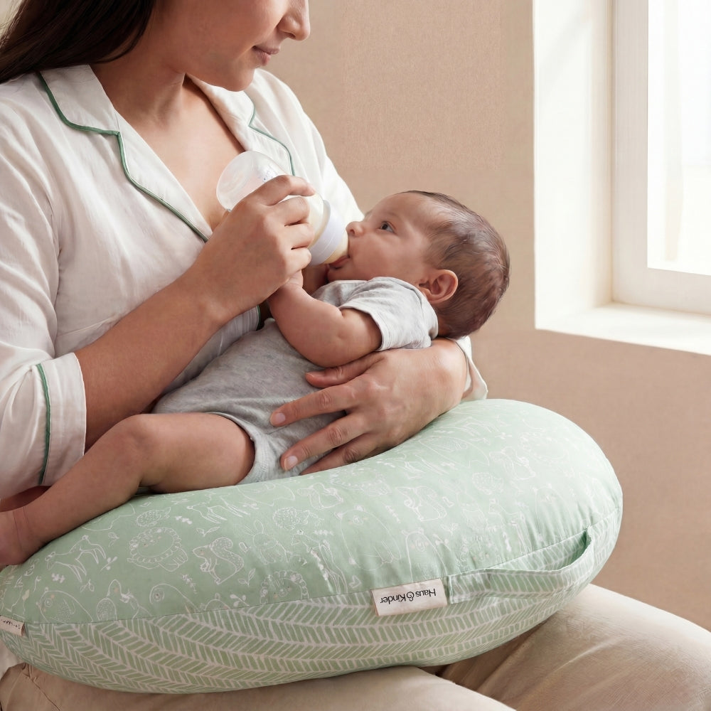 Cottage Core 100% Cotton Multipurpose Feeding/Nursing pillow