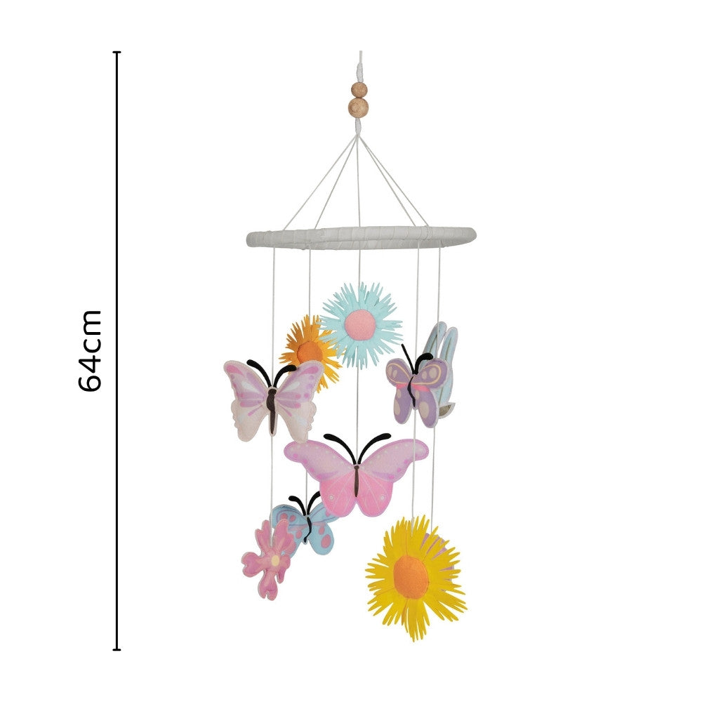 Butterfly Garden Crib Mobile