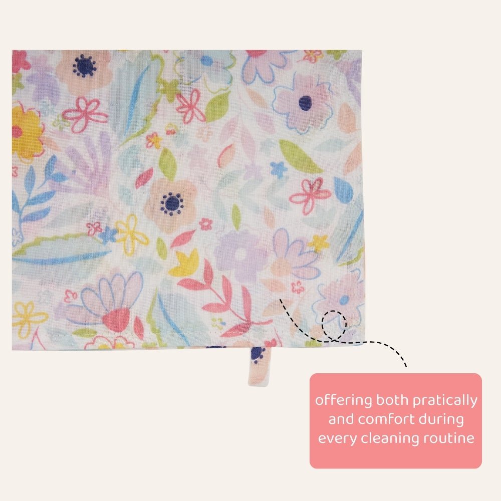 Gentle Giggles Pack of 5 Muslin Washcloth - Baby Essentials | haus & kinder