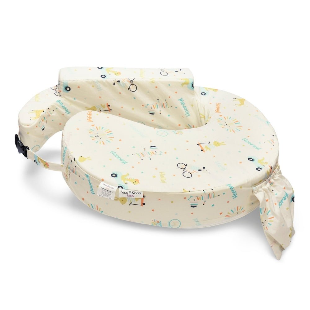Animal Circus Feeding Pillow- Posture Support With Pocket 0-12 month - Feeding Pillow | haus & kinder