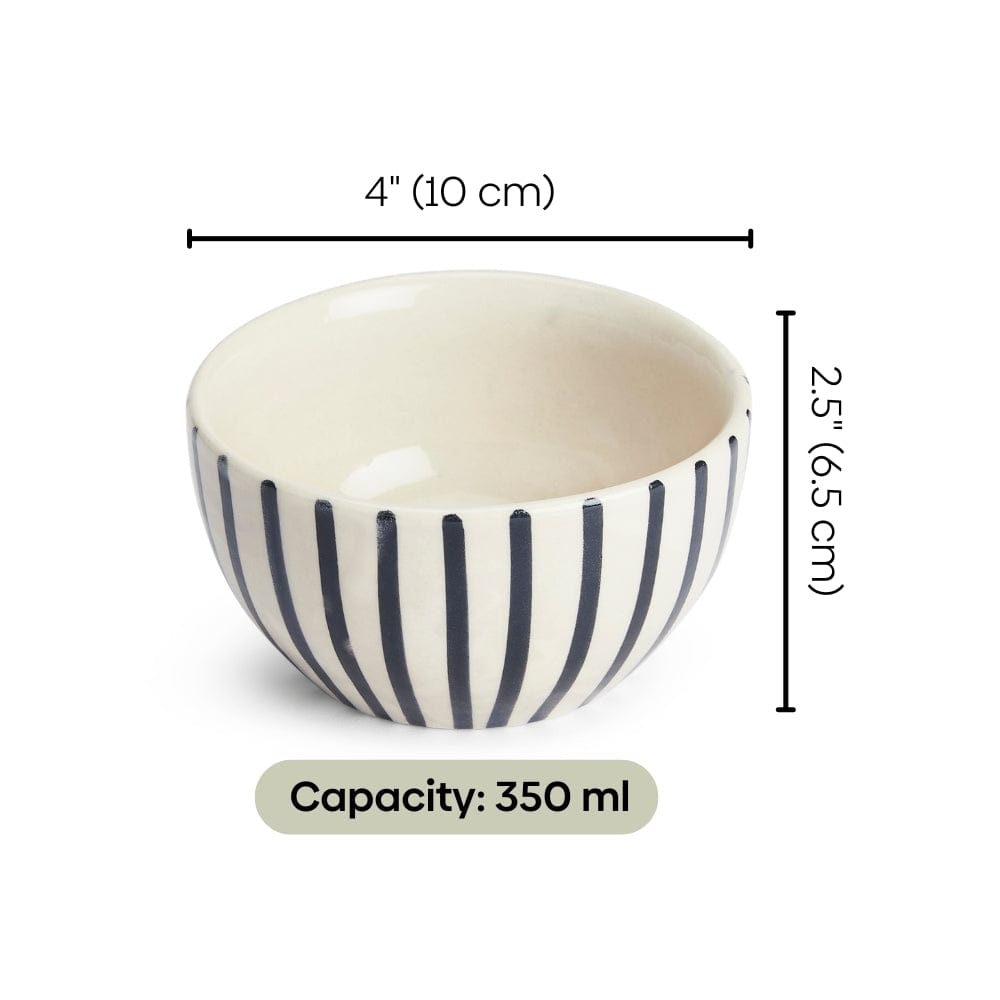 Lovestruck stripe bowl, Set of 2