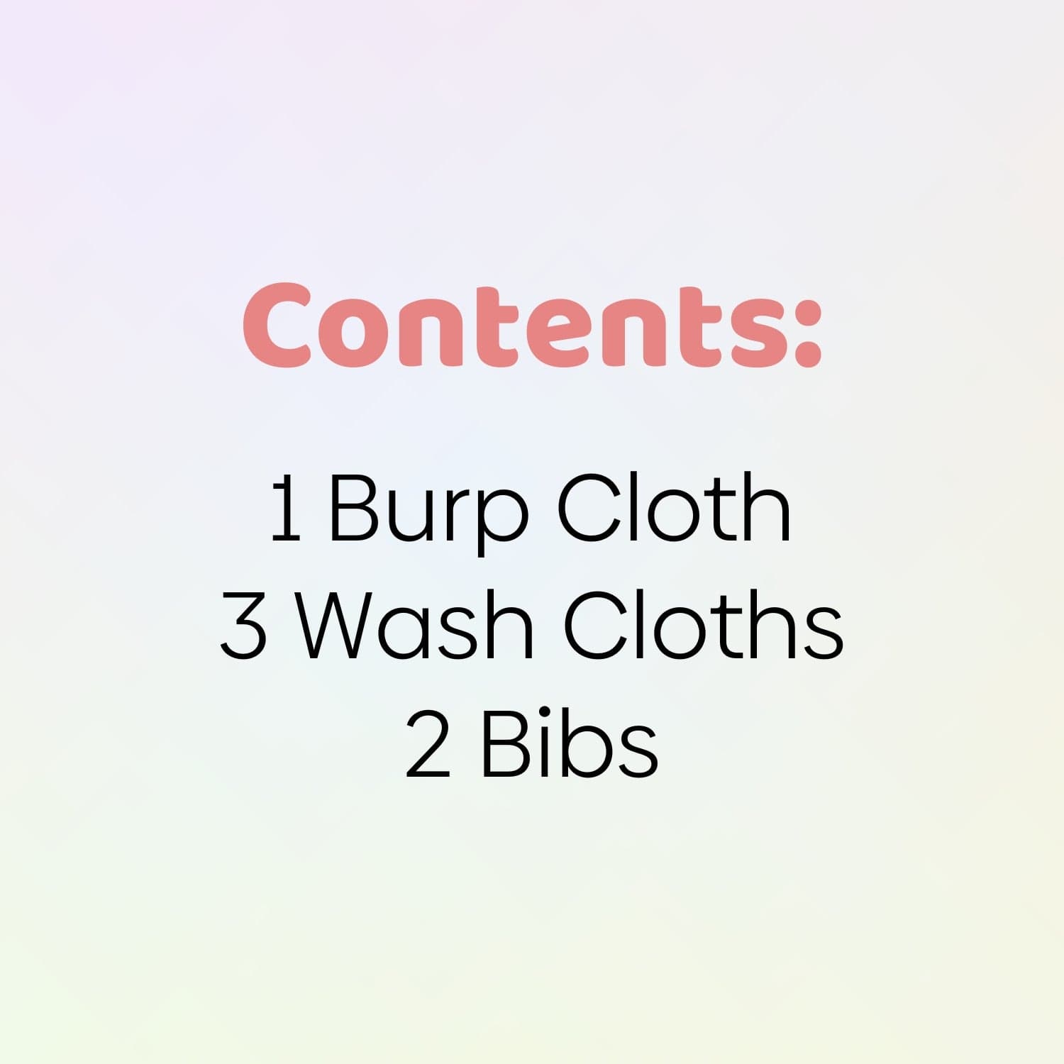 100% Cotton pack of 6 feeding essential