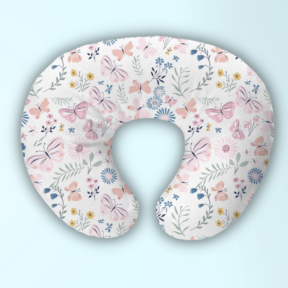 Butterfly Garden 100% Cotton Multipurpose Feeding/Nursing pillow