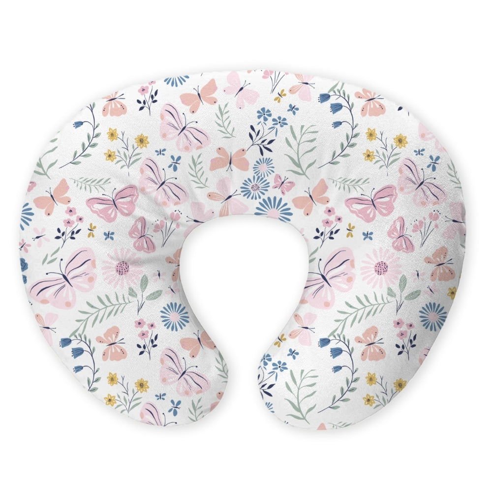 Butterfly Garden 100% Cotton Multipurpose Feeding/Nursing pillow